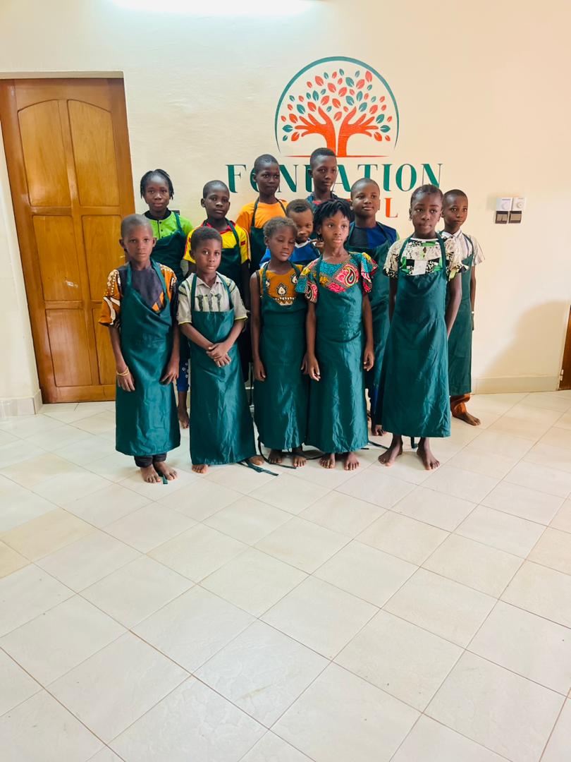 Women and children supported by Peniel Foundation in Burkina Faso